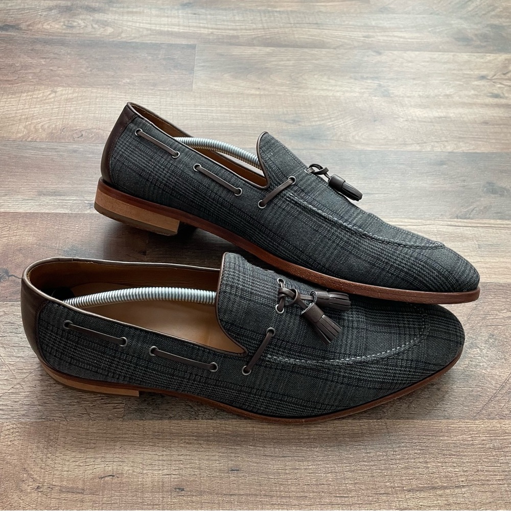 Taft Damon Elegant Gray Men's Slip On Loafers